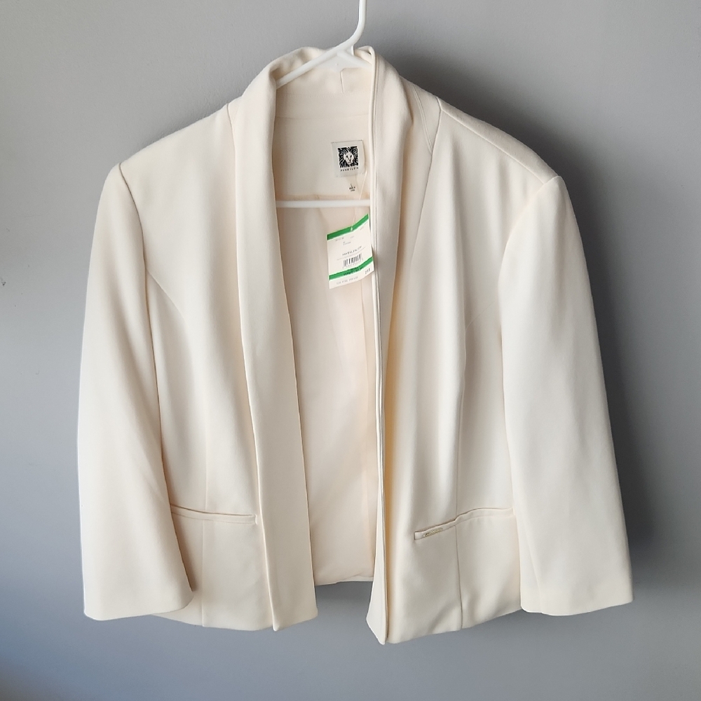 Anne Klein Cream Women's Blazer